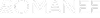 Logo Romanée en lettres blanches sur fond noir.