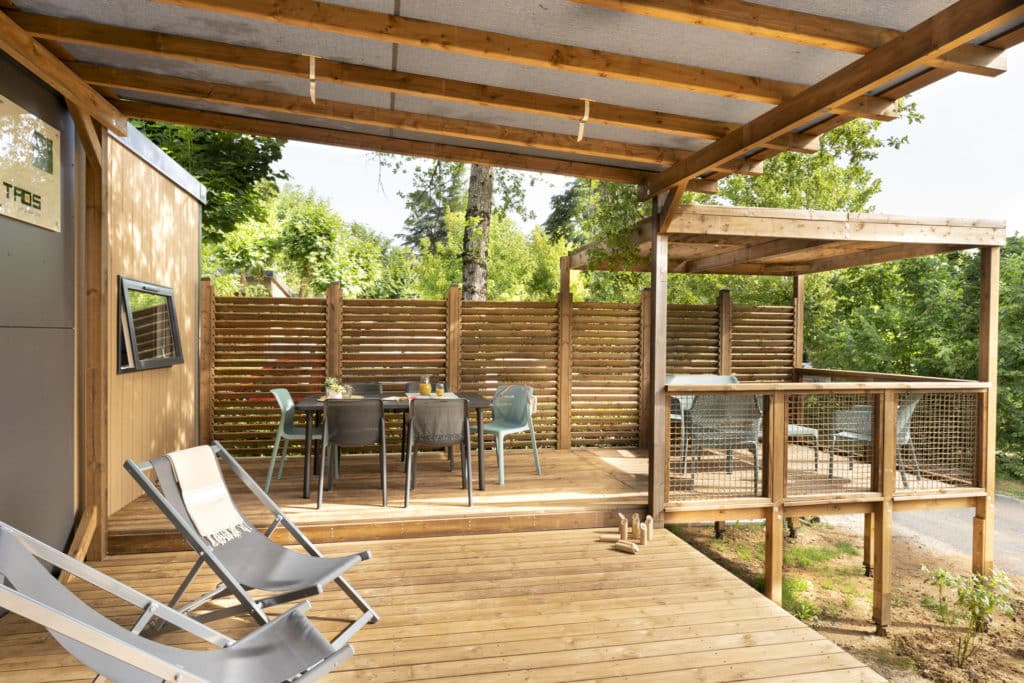 Mobil-home EXCLUSIF – 2 chambres – 2 salles d&rsquo;eau – Spa – Vue mer