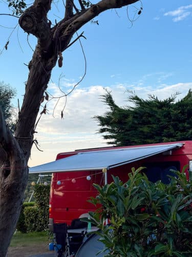 Emplacement de camping car